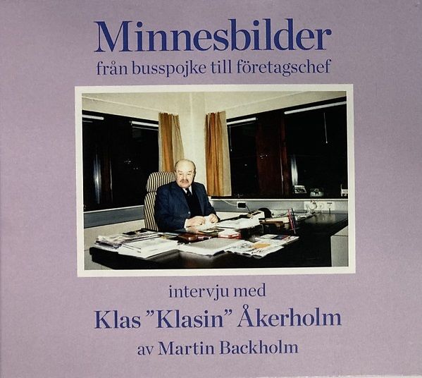 Minnesbilder - intervju med Klas "Klasin" Åkerholm (CD)