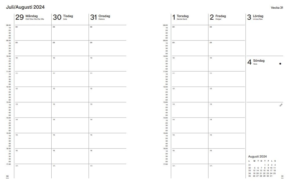 Lärarens planeringskalender 2024-2025