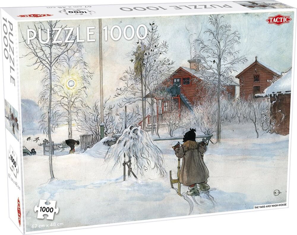 Carl Larsson: Piha ja pesutupa palapeli