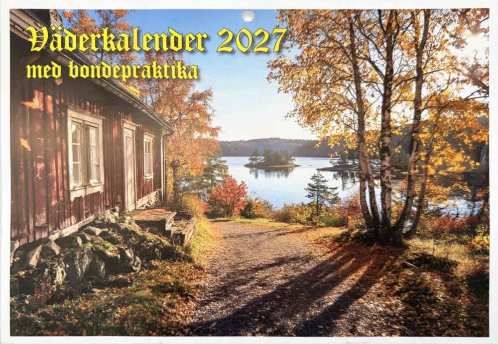 Väderkalender med bondepraktika 2027
